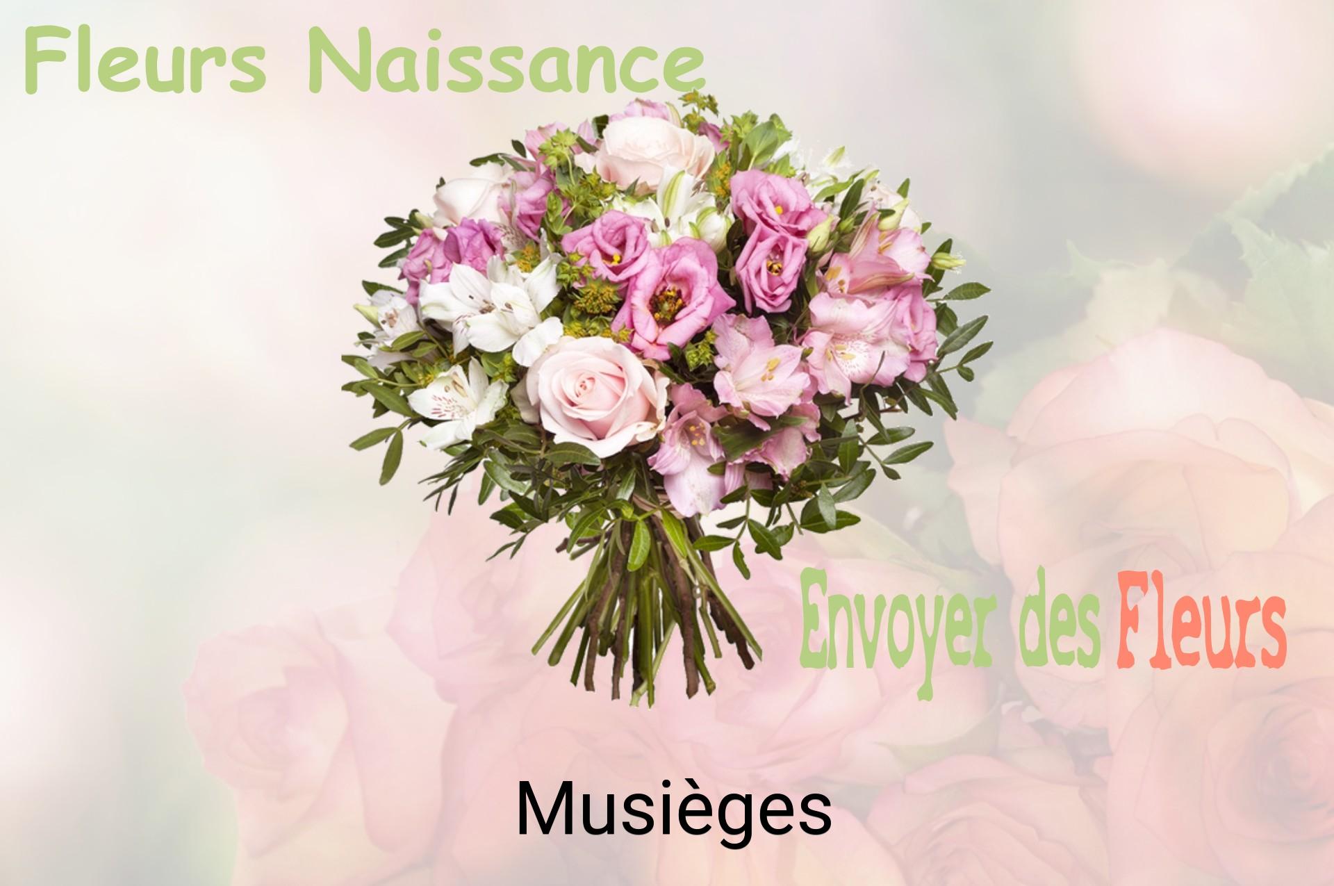 Bouquet de fleurs de naissance livré à Musièges